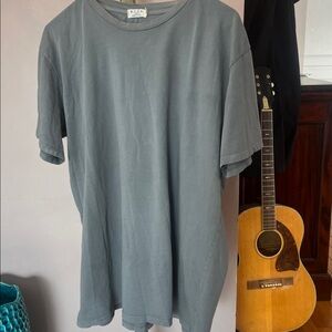 Men's Short Sleeve Crewneck T-Shirt in Charcoal Gray